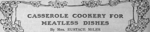 The Preservation of the Flavour in Meatless Cookery   Growing Popularity of Cooking en
