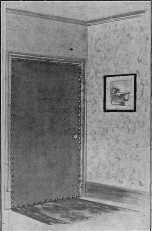 A baize door to the schoolroom or nursery will deaden much of the noise insepar able from these rooms. It can be used also between a bedroom and a dressing room