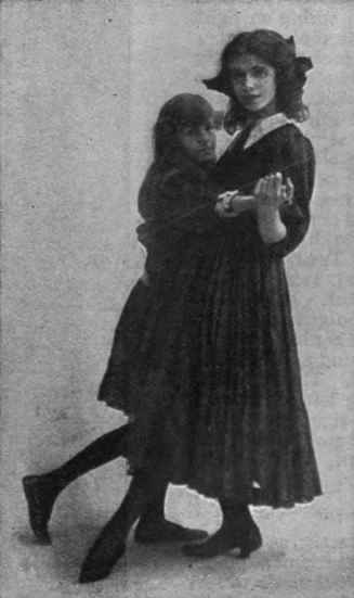 Fig. 2. The One step. The rock. Gentleman back on right foot, lady forward on left