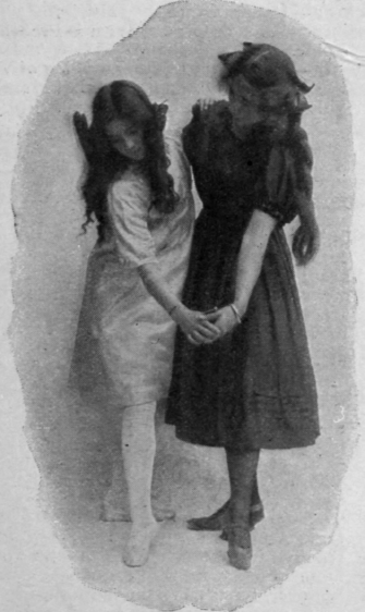 Fig. 7. Step 7. Backwards and forwards movement, with feet pointed. The step finishes with stamps