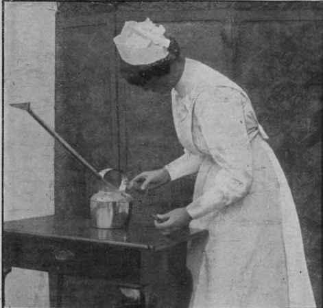 Friars' balsam or other antiseptic added to the water in the bronchitis kettle will afford great relief to an elderly person suffering from bronchitis