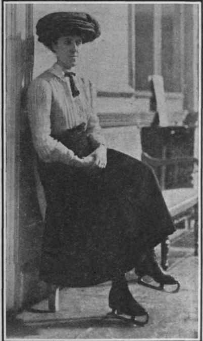 Mrs. Greenhough Smith, the famous lady skater, who was champion of Great Britain in 1908 and 1911