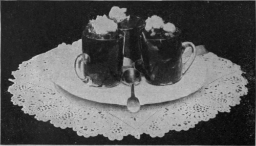 Punch Jelly. Serve in small glasses with whipped cream on the top