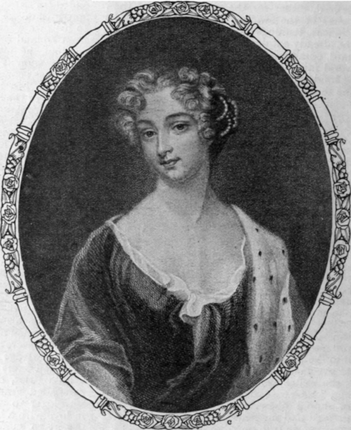The beautiful Duchess of Tyrconnel, who as Miss Frances Jennings was one of the most charming and popular  beauties  of the Court of Charles II. She remained to the end the most loyal of loyal Jacobites From the original picture in the possession of Earl Spencer at Althorp