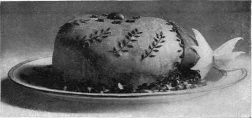 Cold Ham Covered With Chaudfroid Sauce