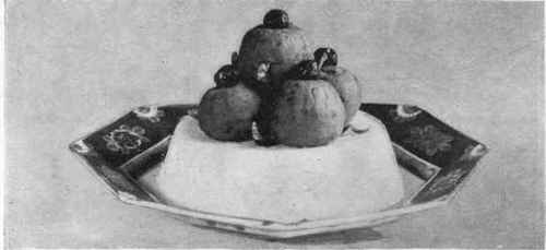 Stewed Apples On A Rice Socle
