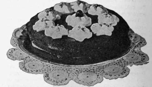 Devil's Food Pudding. Recipe will be found on Page 385.