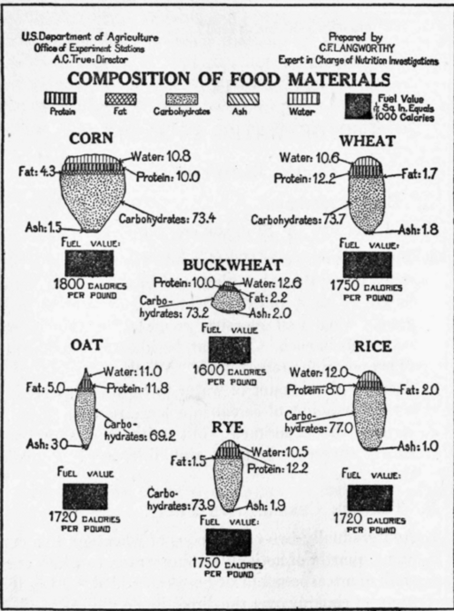 Composition of Cereals