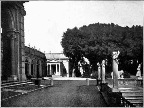Figure 53. LAVISH ARCHITECTURAL TREATMENT, VILLA ALBANI, ROME