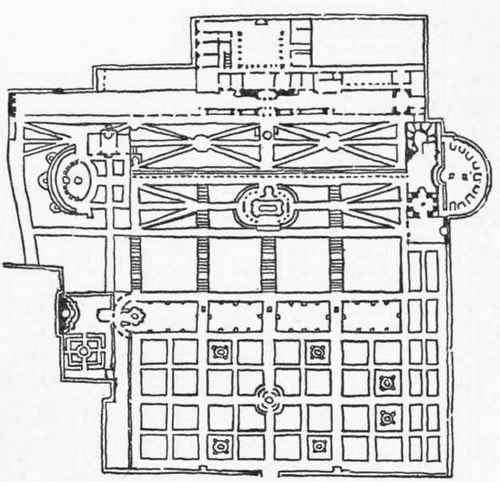 Figure 59. A TYPICAL ITALIAN GARDEN PLAN, VILLA d'eSTE