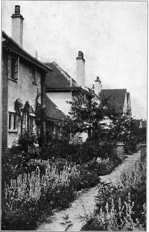 Figure 7. PLANTING TO BREAK THE LINE OF TRANSITION BETWEEN A BUILDING AND ITS SURROUNDINGS