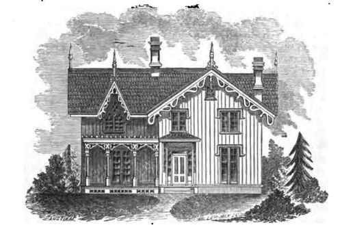 COTTAGE IN THE RURAL POINTED STYLE.