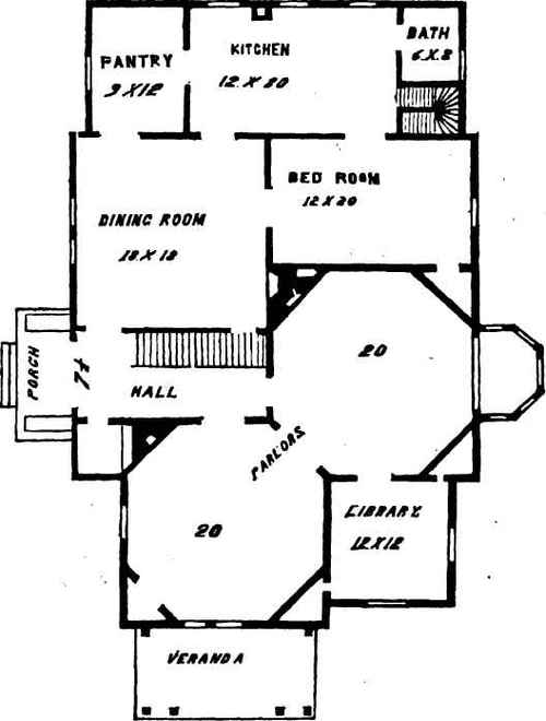 Design For A Country House 130015