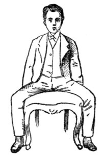 Fig. 60.   Straddle Sitting.
