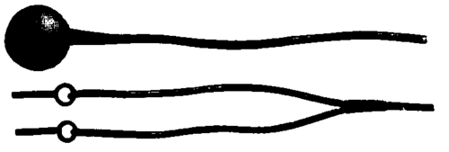 The Ball Apparatus of the Gastograph (Einhorn). Natural size.