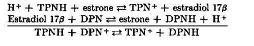 This reaction is made possible by the dual nucleotide specificity of the dehydrogenat ing enzyme
