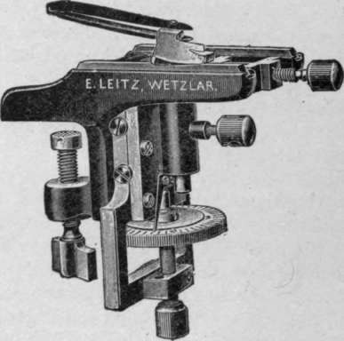 Hand Table Microtome.