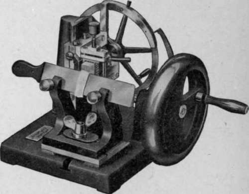 Minot Rotary Microtome.