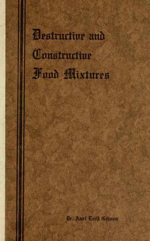 Destructive and Constructive Food Mixtures