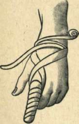 FINGER BANDAGE, AND FIGURE 8.