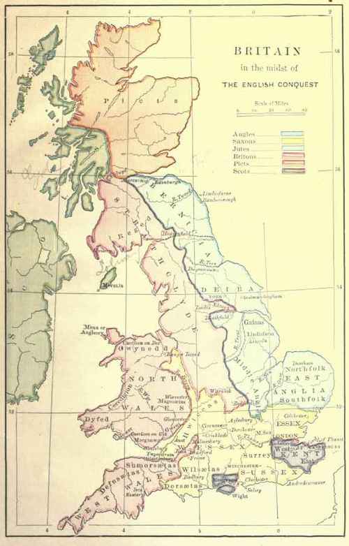 Britain in the middle of the English Conquest