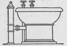 Fig. 55 Elevation Symbol for Bidet