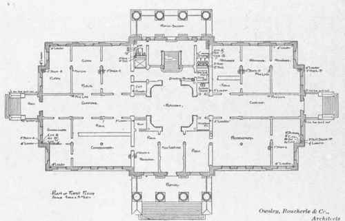 Fig. 97 First Floor Plan of Courthouse