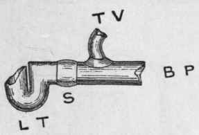 Fig. 138.   Showing Connection of Lead Trap to Lead Soil Pipe.