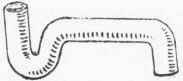 Fig. 158. Drawn lead P trap and Bend.