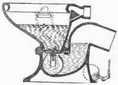 Fig, 90. Pedestal Valve Closet.