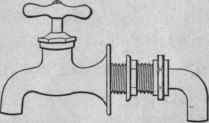 Fig. 69. Cross section of plain compression bibb cock for a solder joint.