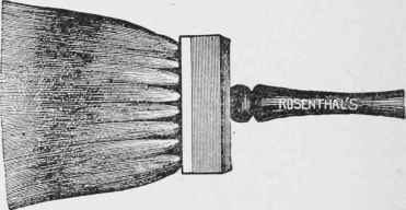 Flat Knotted Badger Blender.