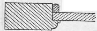 Fig. 145.   Panel Rabbeted in Frame.