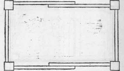 Fig. 191. Simple extending Dining table Framing.