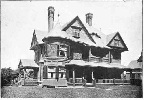 A BEAUTIFUL MODERN RESIDENCE. (For Moor plans of similar houses, see back pari of this hook.)