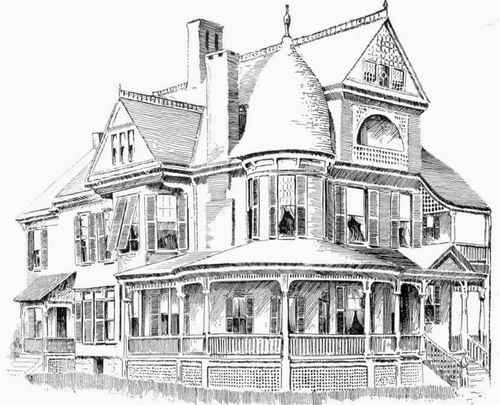 A FINE MODERN RESIDENCE. (For floor plans see back part of tills book).