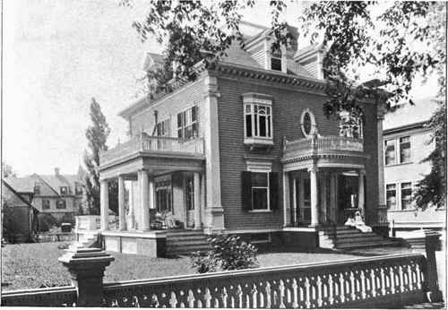 A FINE RESIDENCE. (For floor plans of similar houses see back part of this hook.)