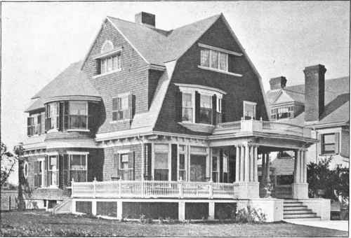 A SHINGLED COTTAGE. (For floor plans of similar bouses see back part of this book.)