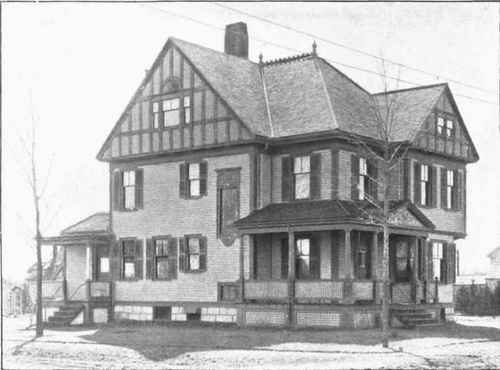 RESIDENCE OF W. A. SYLVESTER. (For framing plans see back part of this book.)