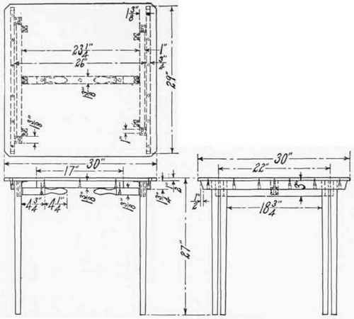Folding Game Table
