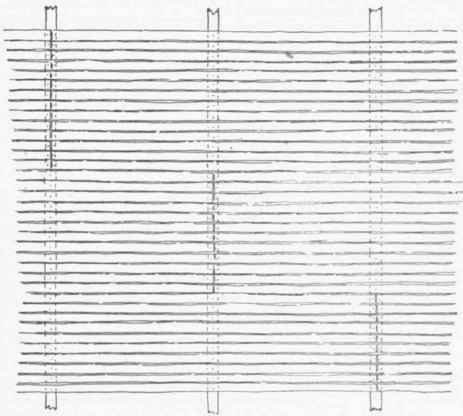 Fig. 131. Lathing a Straight Wall.