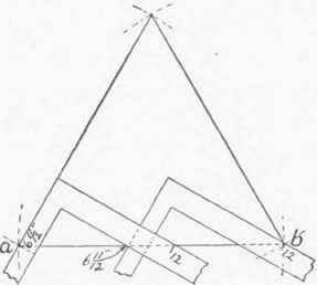 Fig. 49.   Construction of an Equilateral Triangle.