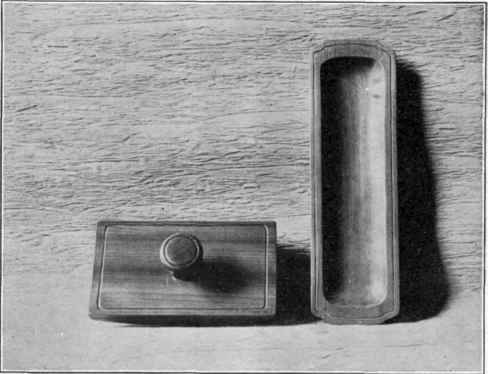 Fig. 172. Tray and blotter: simple outline decoration.