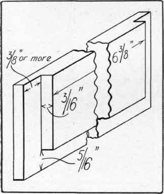 Fig. 187. Rabbetted side of box.