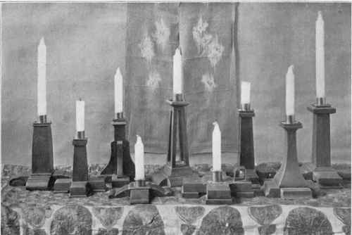 Fig. 98. Candlesticks, variously designed.