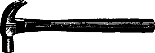 Adz eye, regular style, hammer.