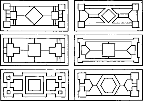 Decorations for top of blotter.