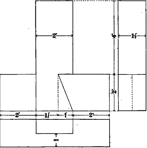 Half dovetail joint.
