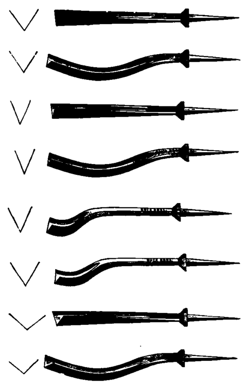 Parting tools.