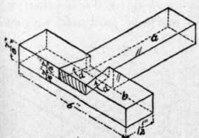 Fig. 126.   Dovetailed Locked, or Halved, Joint.